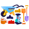 Sand Toy Set, Toczka, Grinder, Paddles, Watering Can, Blue