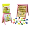 Wooden Educational Whiteboard 2in1 Magnets Blocks Letters Pictures Alphabet