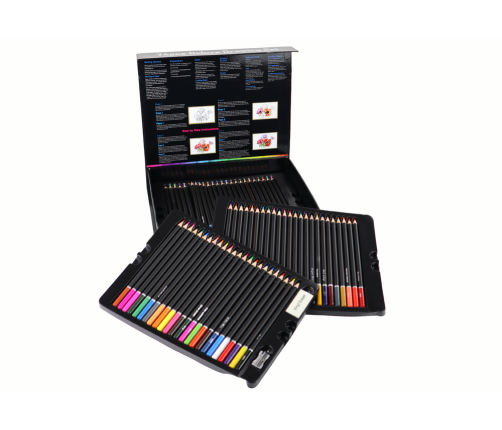 Drawing Set, Crayons in a Box, 74 pcs. XXL