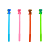 Dinosaur Ballpoint Pen Black Cap Refill Mix Pink Blue 0.5mm