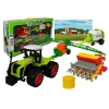 Set of Vehicle Farmer Tractor