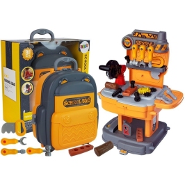 Tool Set Backpack Workshop Orange and Grey