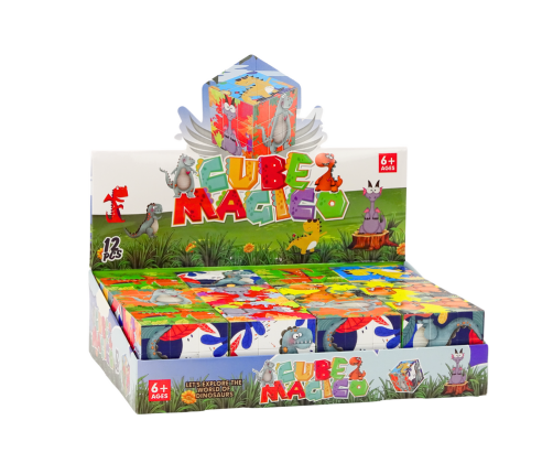 Magic Cube Educational Puzzle Dinosaurs Puzzle Logic Game