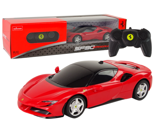 Radiovadāmā mašīna ar pulti Ferrari SF90 Red