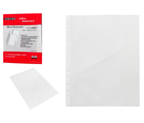 Transparent A4 Document Sleeves 100pcs.