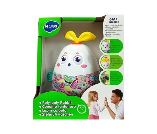 Role ROLY-Poly Rabbit Colorful Yellow