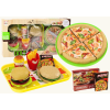 Fast Food Set Pizza Burgers French Fries Accessories for Children 24 pcs.