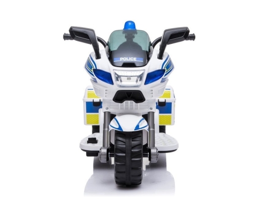 Electric Ride-On Police Motorbike TR1912 White