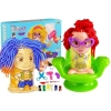 Play Dough Set Hairdresser Hair Squeezer