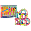 Set of Magnetic Construction Bricks 66El Colorful