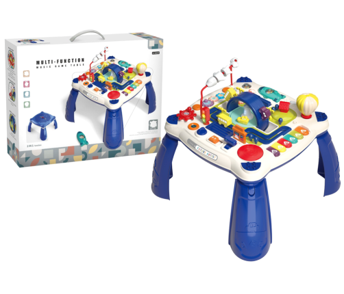 Interactive Educational Table Blue Transport Vehicles Traffic