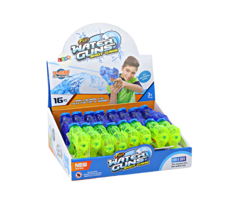 Mini Water Gun Handy, green,  blue, range 7-8 m