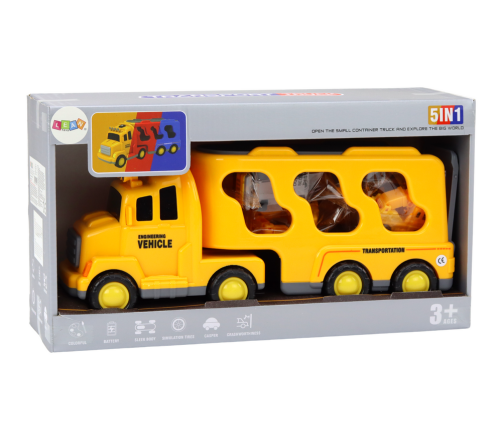 Car Tow Truck Lora Roadside Assistance Construction Vehicles Yellow