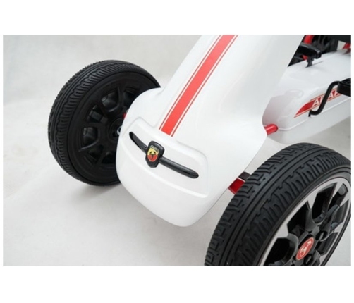 Детский педальный картинг ABARTH White