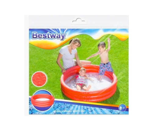 Inflatable Pool Red 122 cm x 25 cm Bestway 51025