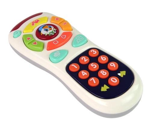 Remote control for TV with light effects and sound