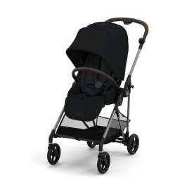 Cybex Melio Carbon New Moon Black Pastaigu Ratiņi Cybex Melio Carbon New Moon Black Pastaigu Ratiņi
