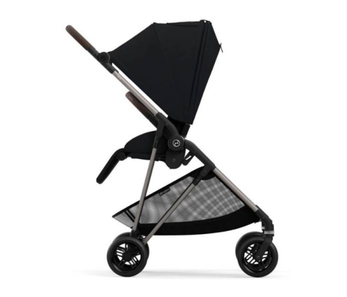 Cybex Melio Carbon New Moon Black Pastaigu Ratiņi