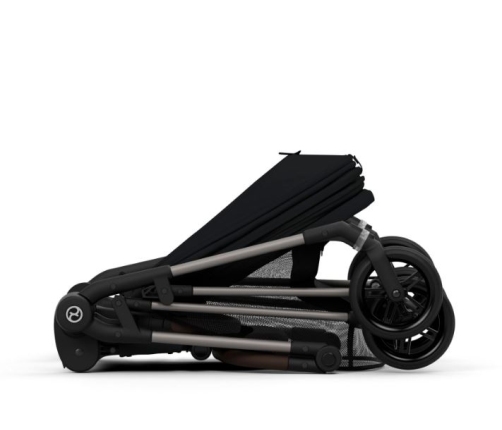 Cybex Melio Carbon New Moon Black Pastaigu Ratiņi
