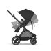 Cybex Eos Basic Moon Black + Fiki Miki Матрас в люльку Детская коляска 2в1