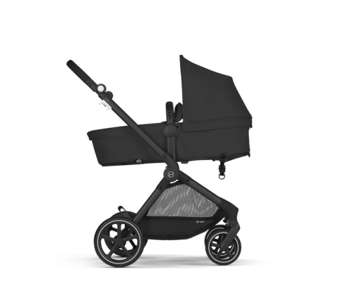 Cybex Eos Basic Moon Black + Fiki Miki Матрас в люльку Детская коляска 2в1