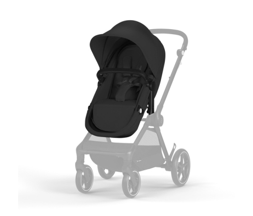 Cybex Eos Basic Moon Black + Fiki Miki Матрас в люльку Детская коляска 2в1