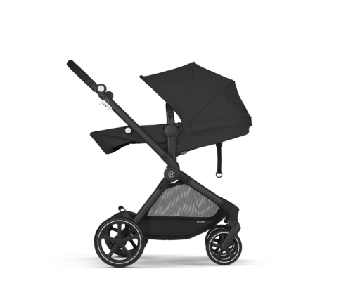 Cybex Eos Basic Moon Black + Fiki Miki Матрас в люльку Детская коляска 2в1