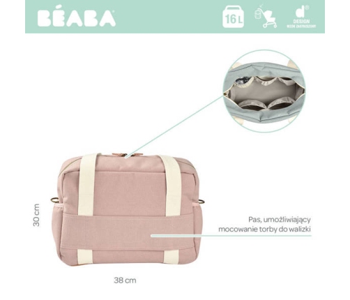 Beaba Paris Torba Dla Mamy Dusty Pink