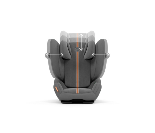 Cybex Solution G i-Fix Lava Grey Plus 2024 Детское автокресло 15-50 кг + Чехол на лето