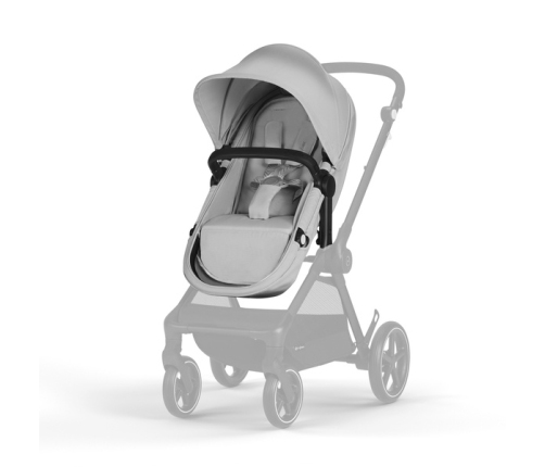 Cybex Eos Basic Lava Grey + Fiki Miki Матрас в люльку Детская коляска 2в1