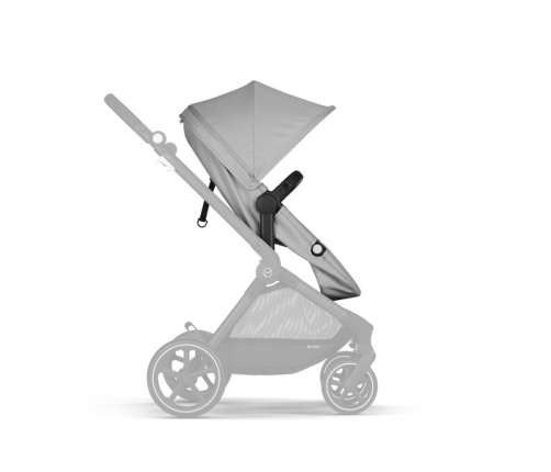 Cybex Eos Basic Lava Grey + Fiki Miki Матрас в люльку Детская коляска 2в1