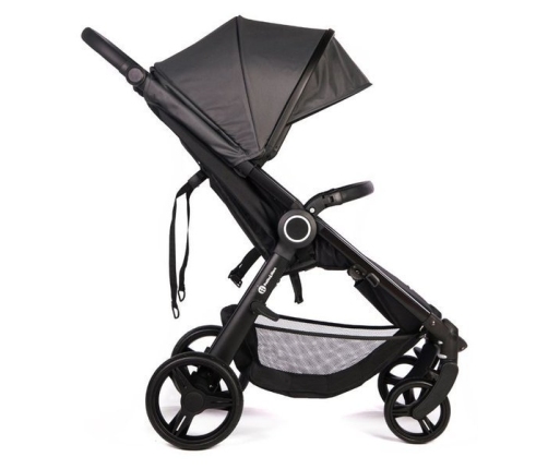 Petite&Mars Stelaż Street + Daszek i Nakładki Na Pasy + Okrycie Na Nóżki Koła Piankowe Shadow Grey