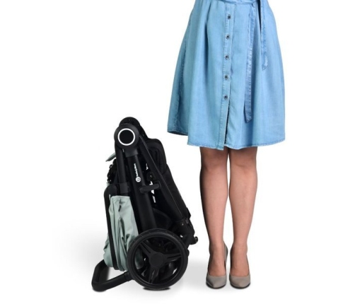 Petite&Mars Stelaż Street + Daszek i Nakładki Na Pasy + Okrycie Na Nóżki Koła Piankowe Shadow Grey