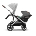 Cybex Gazelle S Wózek Spacerowy Bliźniaczy Rama Srebrna Lava Grey