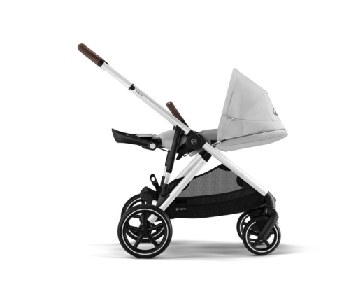 Cybex Gazelle S Wózek Spacerowy Bliźniaczy Rama Srebrna Lava Grey