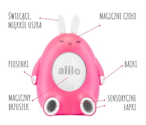 Alilo Króliczek Happy Bunny P1 Niebieski