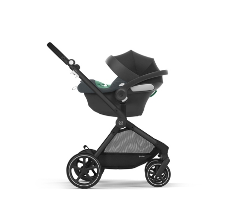 Cybex Eos Basic Moon Black + Aton B2 I-size Детская коляска 3 в 1