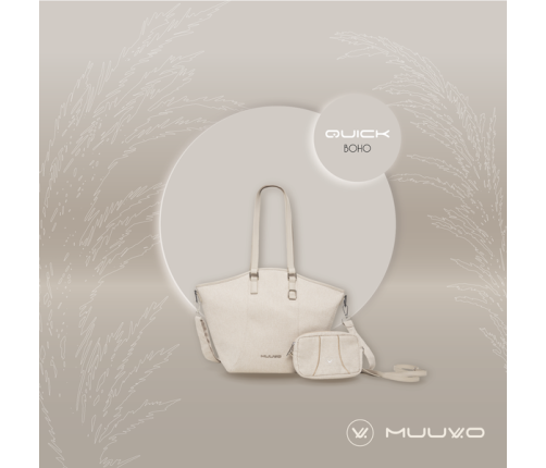 Muuvo Quick Boho Wózek Głęboko-Spacerowy Beige