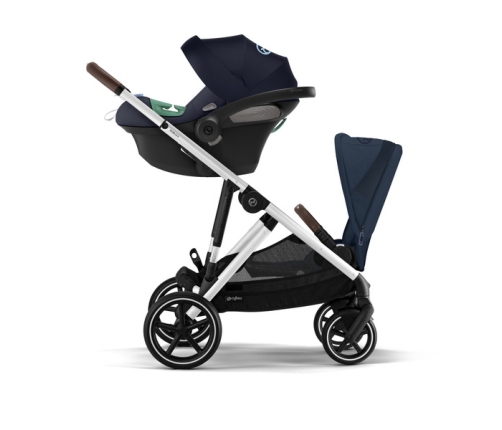 Cybex Gazelle S Ocean Blue/Silver Dvīņu ratiņi