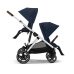 Cybex Gazelle S Ocean Blue/Silver Коляска для двойняшек