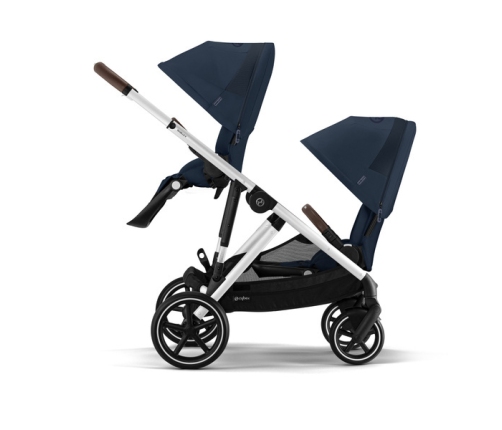 Cybex Gazelle S Ocean Blue/Silver Коляска для двойняшек