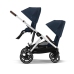 Cybex Gazelle S Ocean Blue/Silver Коляска для двойняшек