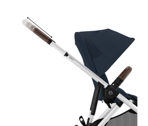 Cybex Gazelle S Ocean Blue/Silver Коляска для двойняшек