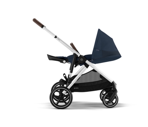 Cybex Gazelle S Ocean Blue/Silver Коляска для двойняшек