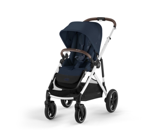 Cybex Gazelle S Ocean Blue/Silver Коляска для двойняшек