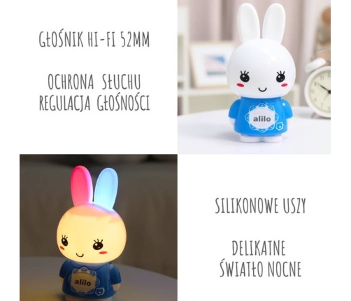 Alilo Króliczek Big Bunny G7C Różowy