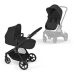 Cybex Eos Basic Moon Black + Aton B2 I-size Детская коляска 3 в 1