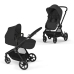 Cybex Eos Basic Moon Black + Aton B2 I-size Детская коляска 3 в 1