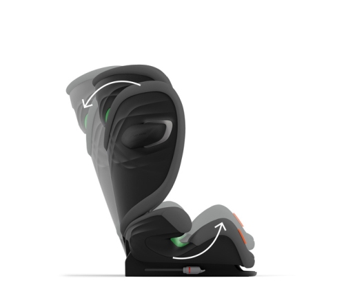 Cybex Solution G i-Fix Lava Grey 2024 Bērnu autosēdeklis 15-50 kg + Vasars pārvalks