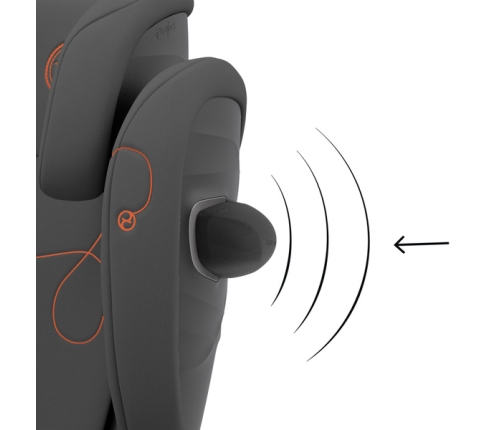 Cybex Solution G i-Fix Lava Grey 2024 Bērnu autosēdeklis 15-50 kg + Vasars pārvalks